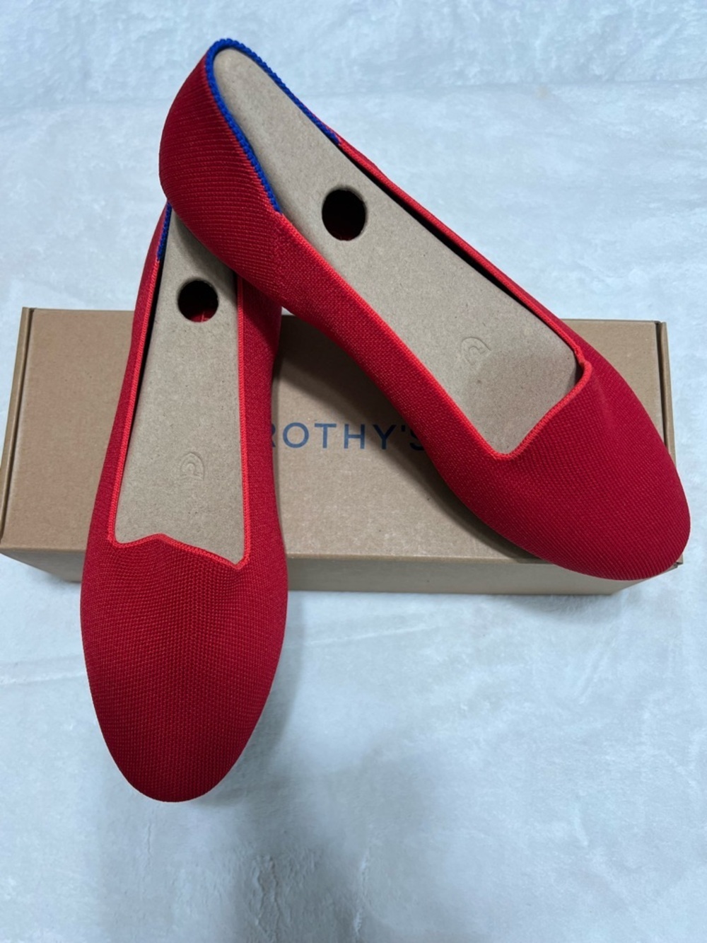 NIB Rothy’s Lounge Loafer Bombshell Red Size 10.5 - Picture 8 of 12